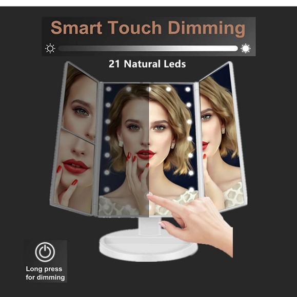LED lighted makeup mirror -NIB - Picture 5 of 9